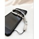 Fimo Taşlı Janjanlı Telefon Charmı Gümüş Taşlı Telefon Bileklik Askısı